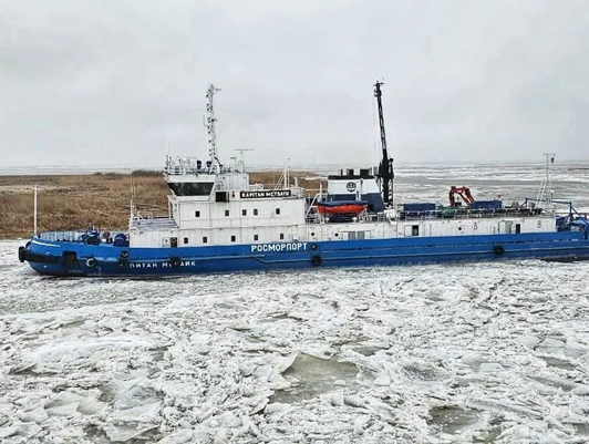 ФГУП «Росморпорт» завершило ледокольные проводки в Азовском и Каспийском морях