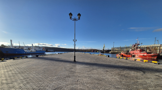 Завершен капитальный ремонт пирса дальних линий в морском порту Мурманск