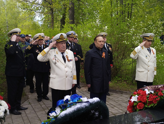В пансионате «Моряк» ФГУП «Росморпорт» прошла акция ко Дню Победы