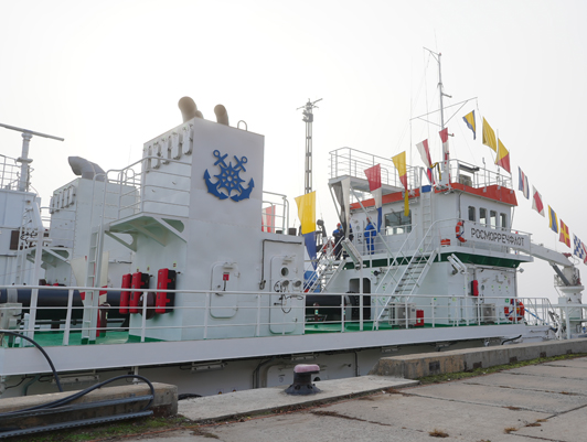 Новый земснаряд «Николай Гричановский» проекта FPDG3 пополнил флот ФГУП «Росморпорт»