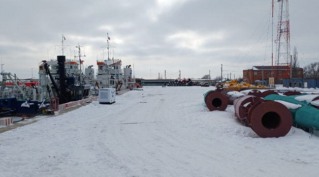 Изменение тарифов на услуги Астраханского филиала по безопасной стоянке судов в морских портах Астрахань и Оля