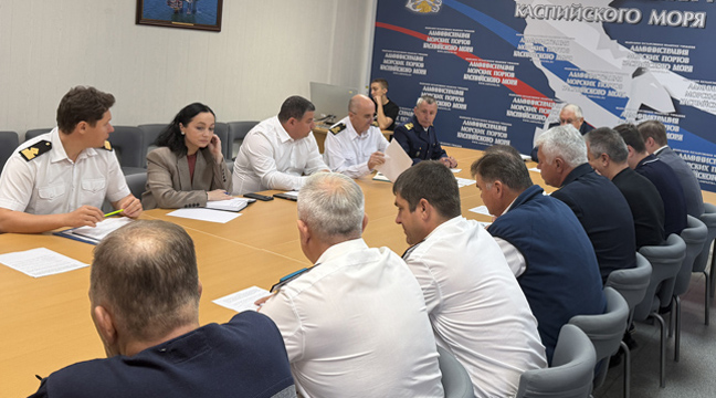 Директор Астраханского филиала принял участие в рабочем совещании по вопросу подготовки к периоду ледокольных проводок судов