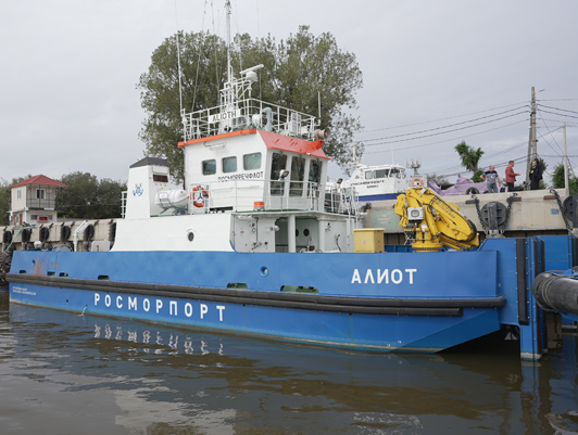 Судно обеспечения «Алиот» пополнило флот ФГУП «Росморпорт»