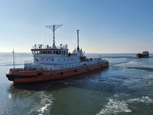 Ледоколы ФГУП «Росморпорт» завершили работу в Азовском и Каспийском бассейнах