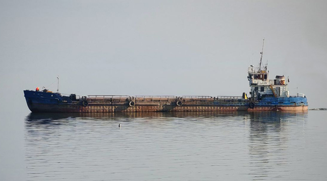 Самоходная грунтоотвозная шаланда «ШС-74» пополнила флот Азово-Черноморского бассейнового филиала