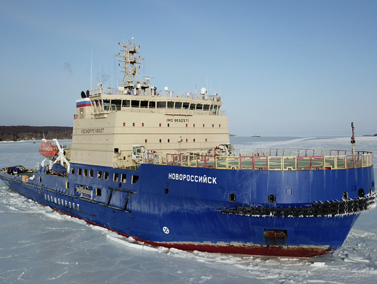Признанный лучшим экипаж ледокола «Новороссийск»  ФГУП «Росморпорт» показал свой высокий профессионализм  в ледовую навигацию 2023-2024 гг.