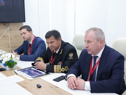 Генеральный директор ФГУП «Росморпорт» в рамках ПМЭФ принял участие во встречах по развитию портовой инфраструктуры
