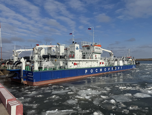 ФГУП «Росморпорт» приступило к дноуглубительным работам на Волго-Каспийском морском судоходном канале